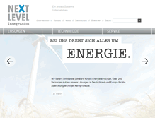 Tablet Screenshot of next-level-integration.com